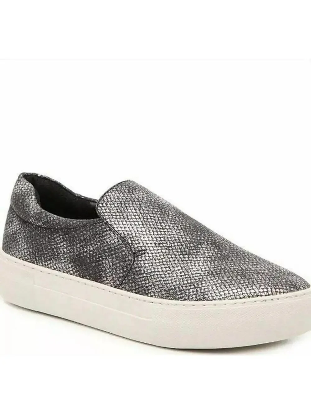 NEW J/Slides Pewter Scale Slip On Sneakers Platform Comfort Shoes 7.5